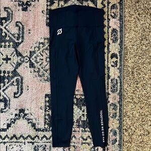 Lululemon x Peloton Navy Leggings Size 8 Together We Go Far High Rise Pocket